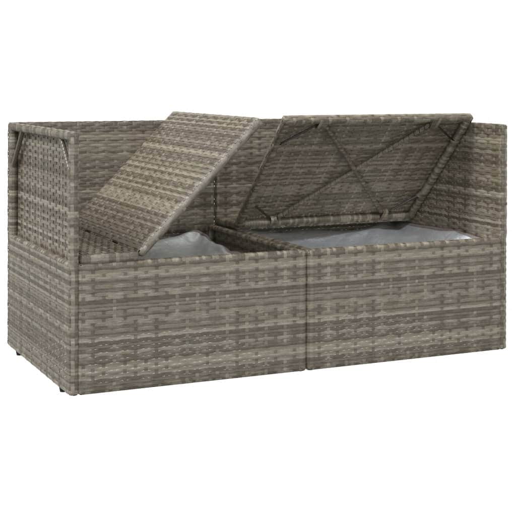 Space Saving 2 Seater Garden Sofa with Relaxing Seating Urban Style