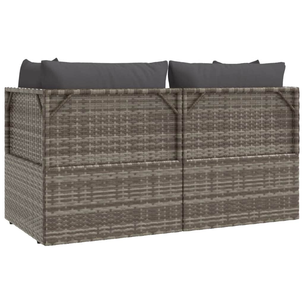 Space Saving 2 Seater Garden Sofa with Relaxing Seating Urban Style