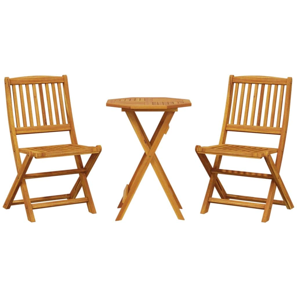 Space Saving 3 Piece Folding Bistro Set Living Space Upgrade Modern Living