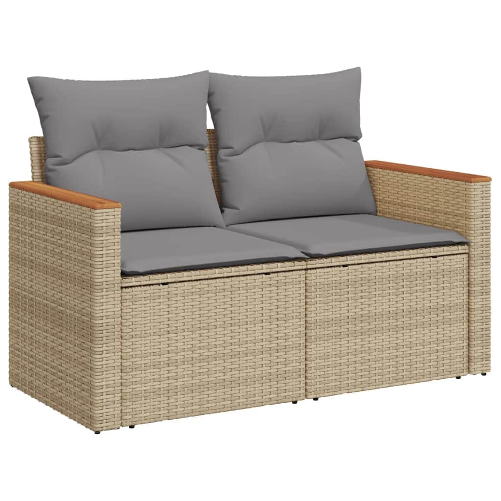 Space Saving 4 Piece Garden Sofa Set Home Decor Accent Outdoor Living