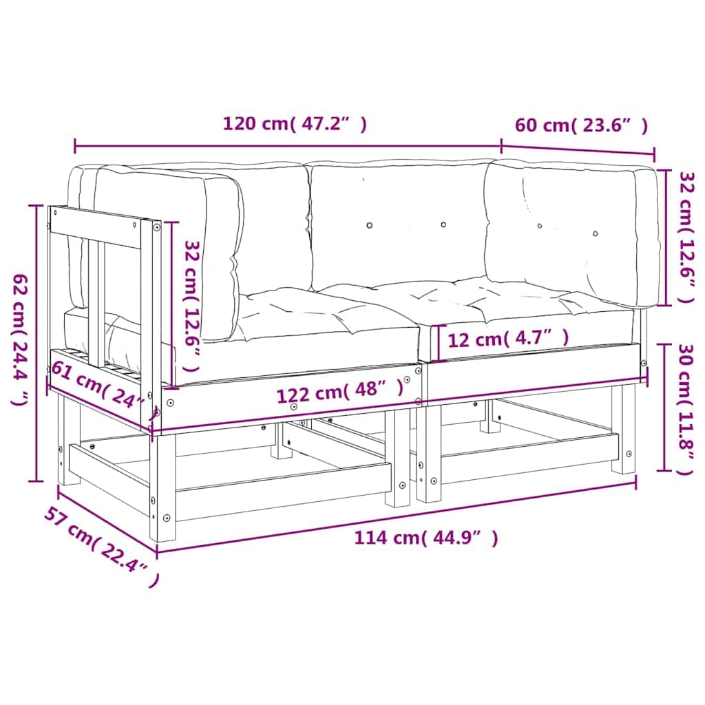 Space Saving Corner Sofas with Cushions 2 Lounge Area Urban Style