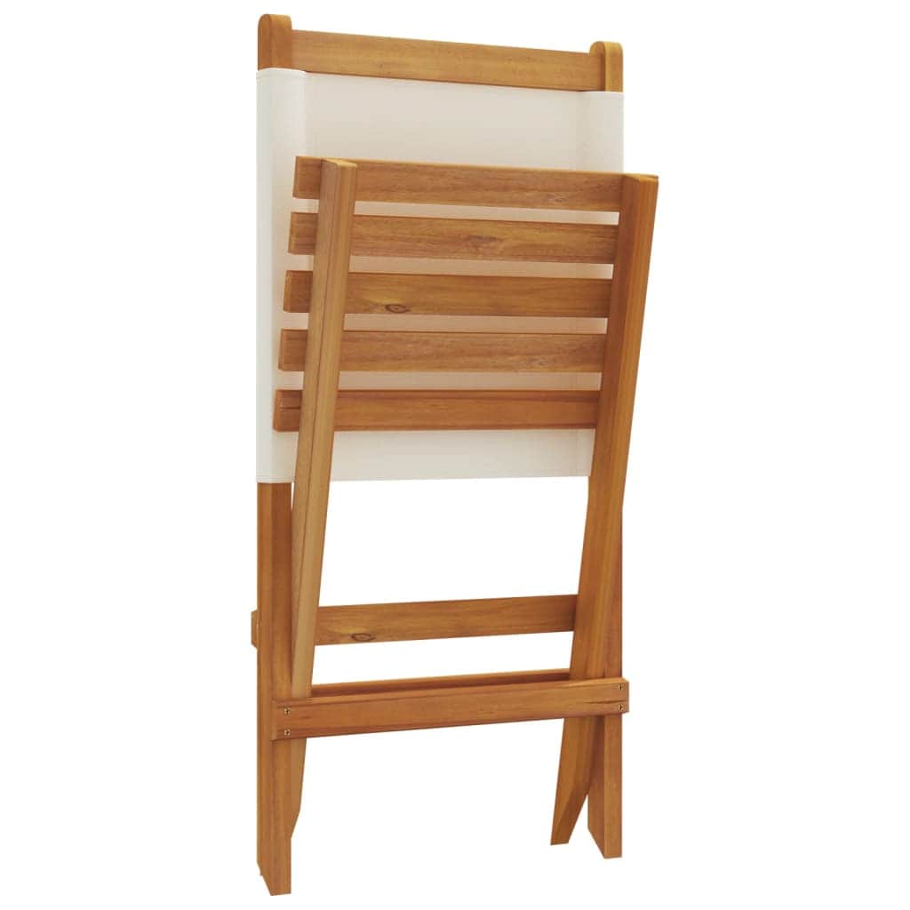 Space Saving Folding Garden Chairs 4 pcs Lounge Area Evening