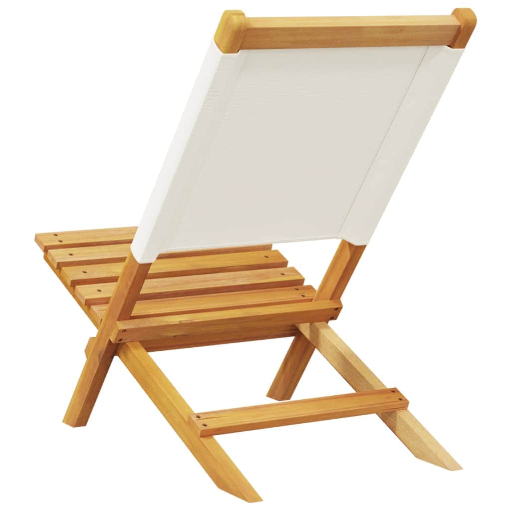 Space Saving Folding Garden Chairs 4 pcs Lounge Area Evening