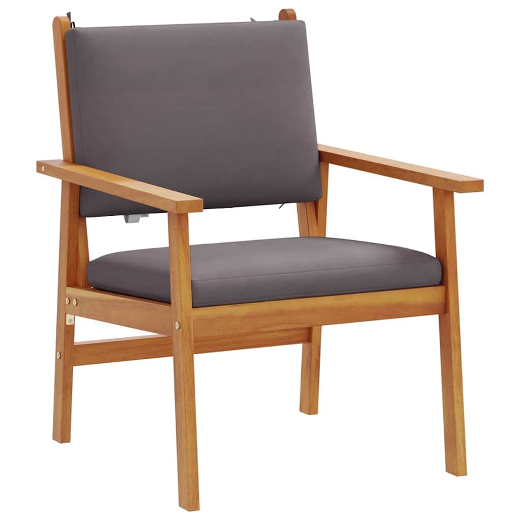 Space Saving Garden Chair with Cushion 2 Outdoor Retreat Evening