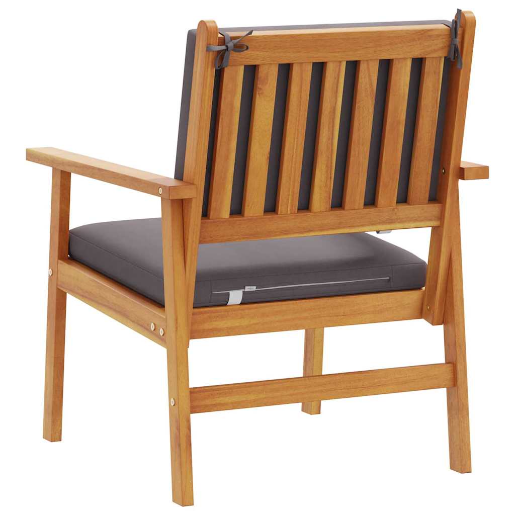Space Saving Garden Chair with Cushion 2 Outdoor Retreat Evening