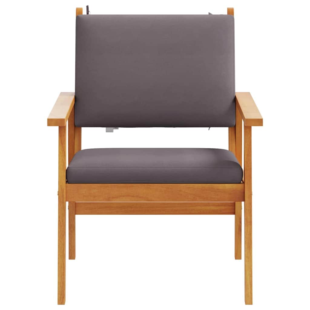 Space Saving Garden Chair with Cushion 2 Outdoor Retreat Evening