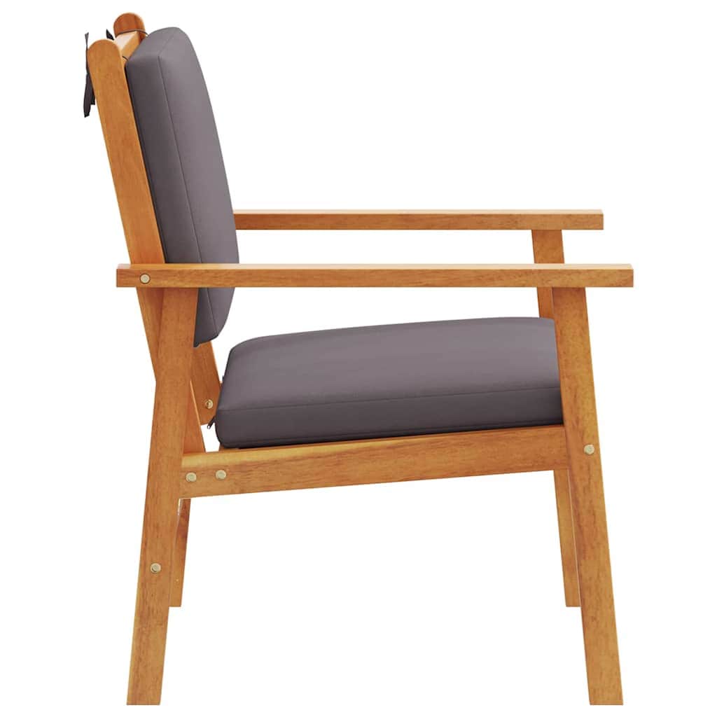 Space Saving Garden Chair with Cushion 2 Outdoor Retreat Evening