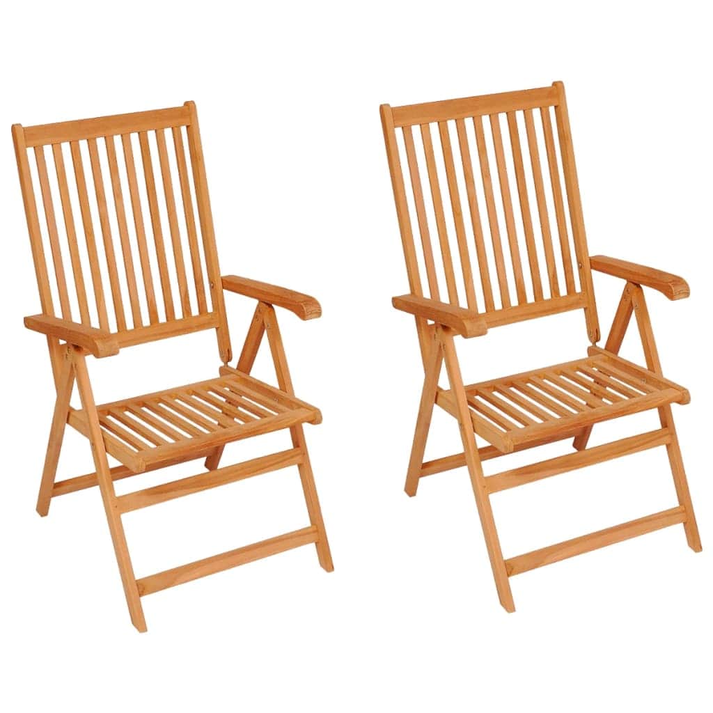 Space Saving Garden Chairs 2 pcs with Patio Setup Outdoor Living