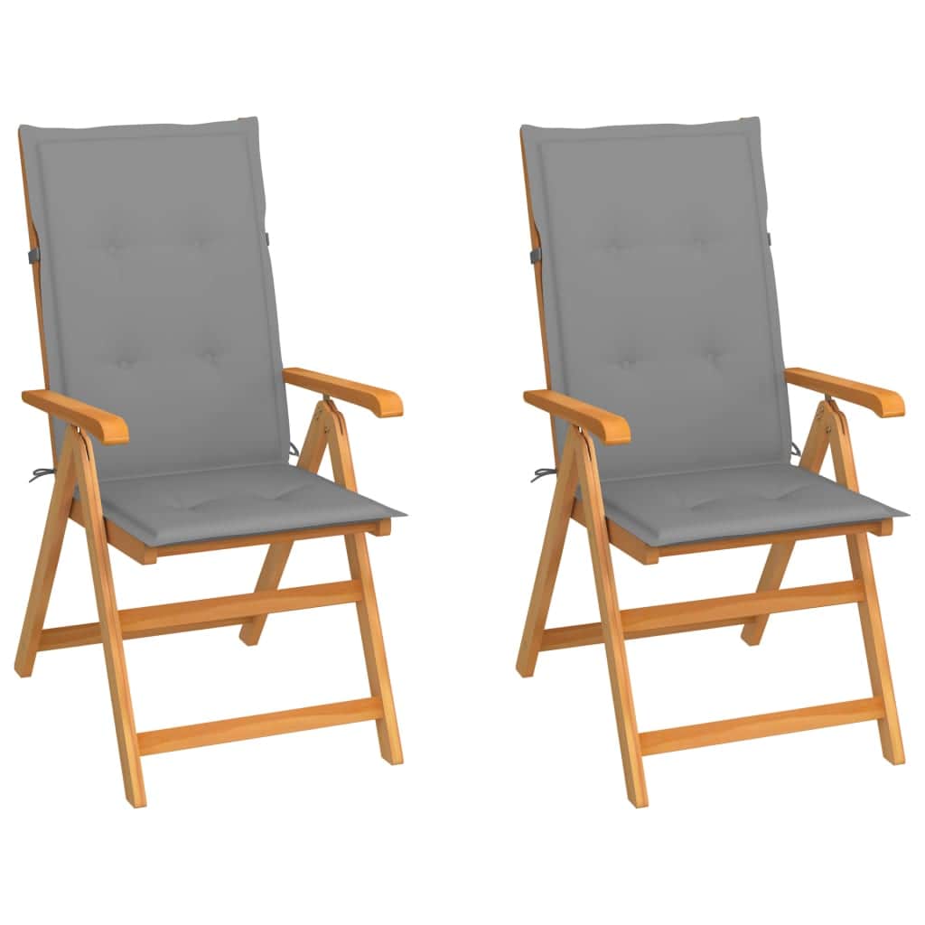 Space Saving Garden Chairs 2 pcs with Patio Setup Outdoor Living