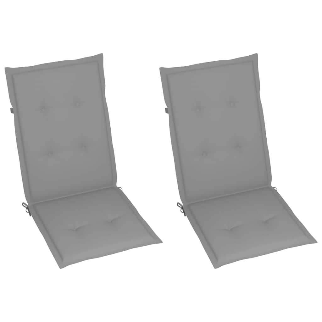Space Saving Garden Chairs 2 pcs with Patio Setup Outdoor Living