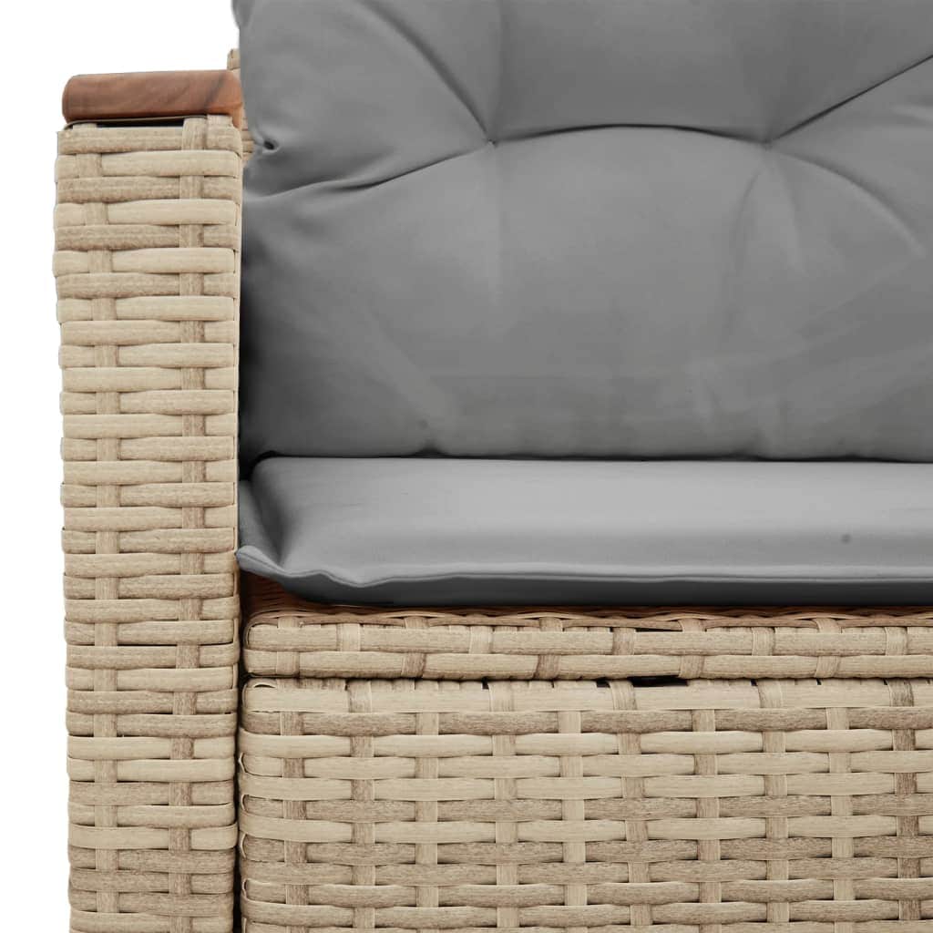 Space Saving Garden Sofa with Cushions 2 Indoor Outdoor Use Home Comfort