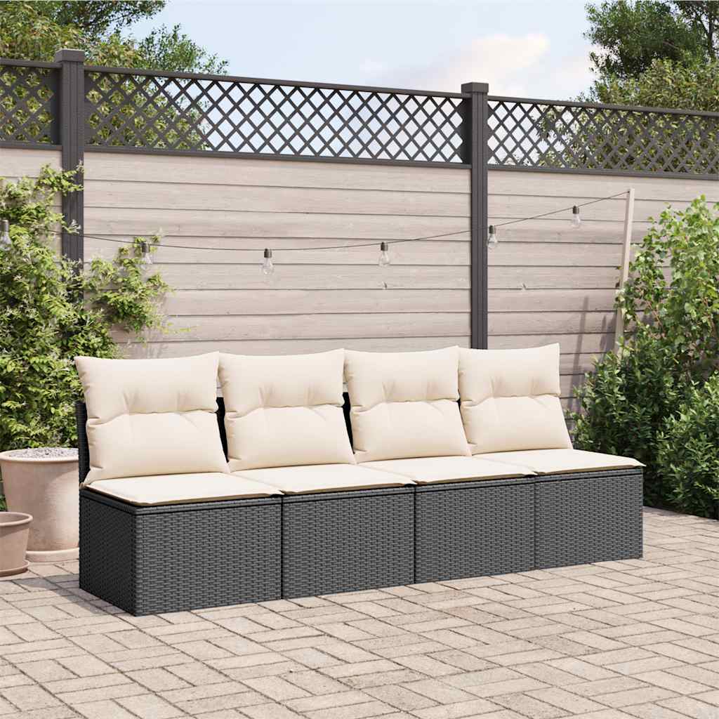 Space Saving Garden Sofa with Cushions 4 Home Decor Accent Patio Relax
