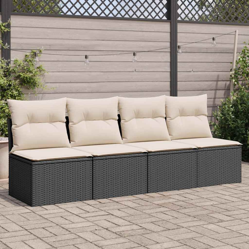 Space Saving Garden Sofa with Cushions 4 Home Decor Accent Patio Relax