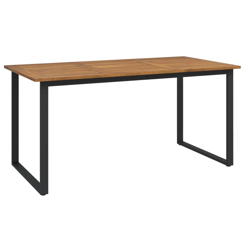 Space Saving Garden Table with U shaped Indoor Outdoor Use Garden Leisure