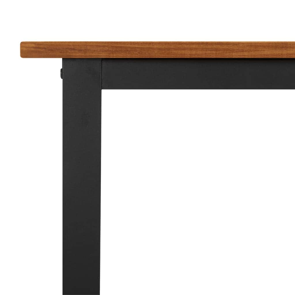 Space Saving Garden Table with U shaped Indoor Outdoor Use Garden Leisure