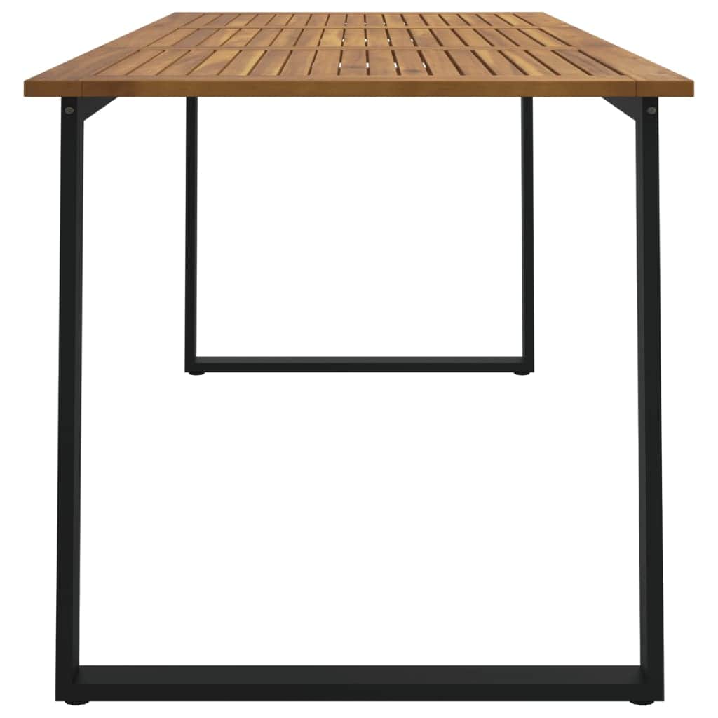 Space Saving Garden Table with U shaped Indoor Outdoor Use Garden Leisure