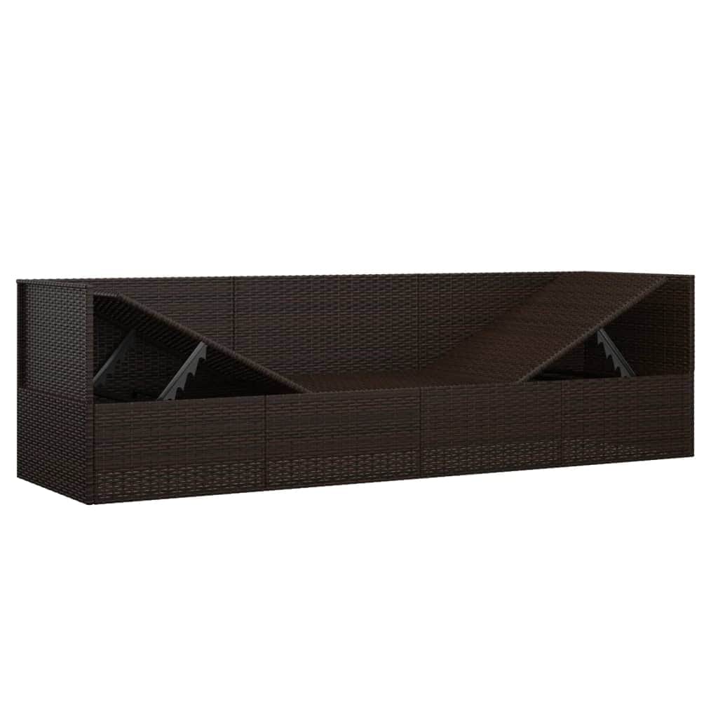 Space Saving Outdoor Lounge Bed with Cushions Daily Living Essential Essentials