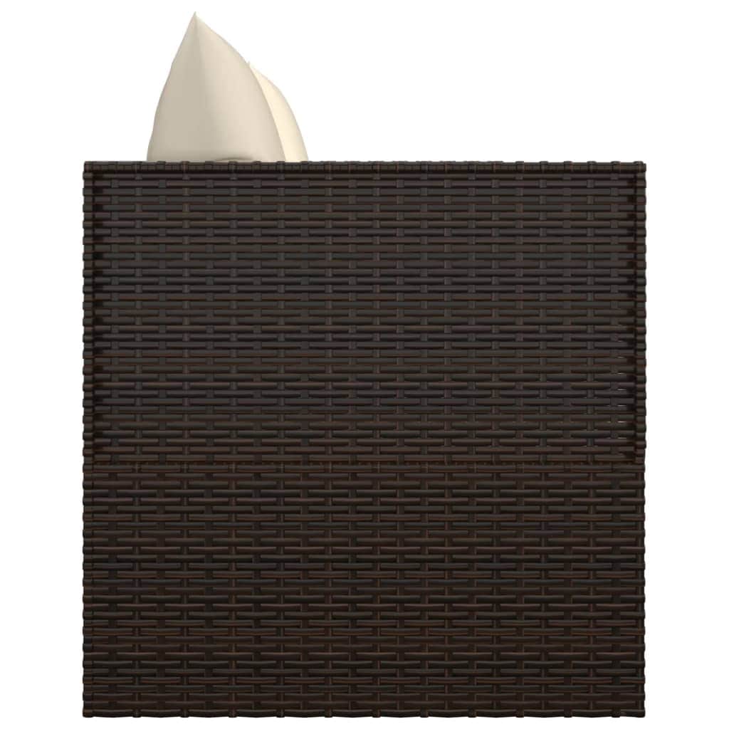 Space Saving Outdoor Lounge Bed with Cushions Daily Living Essential Essentials