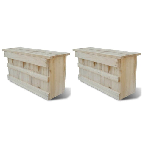 Sparrow Houses 2 pcs Wood