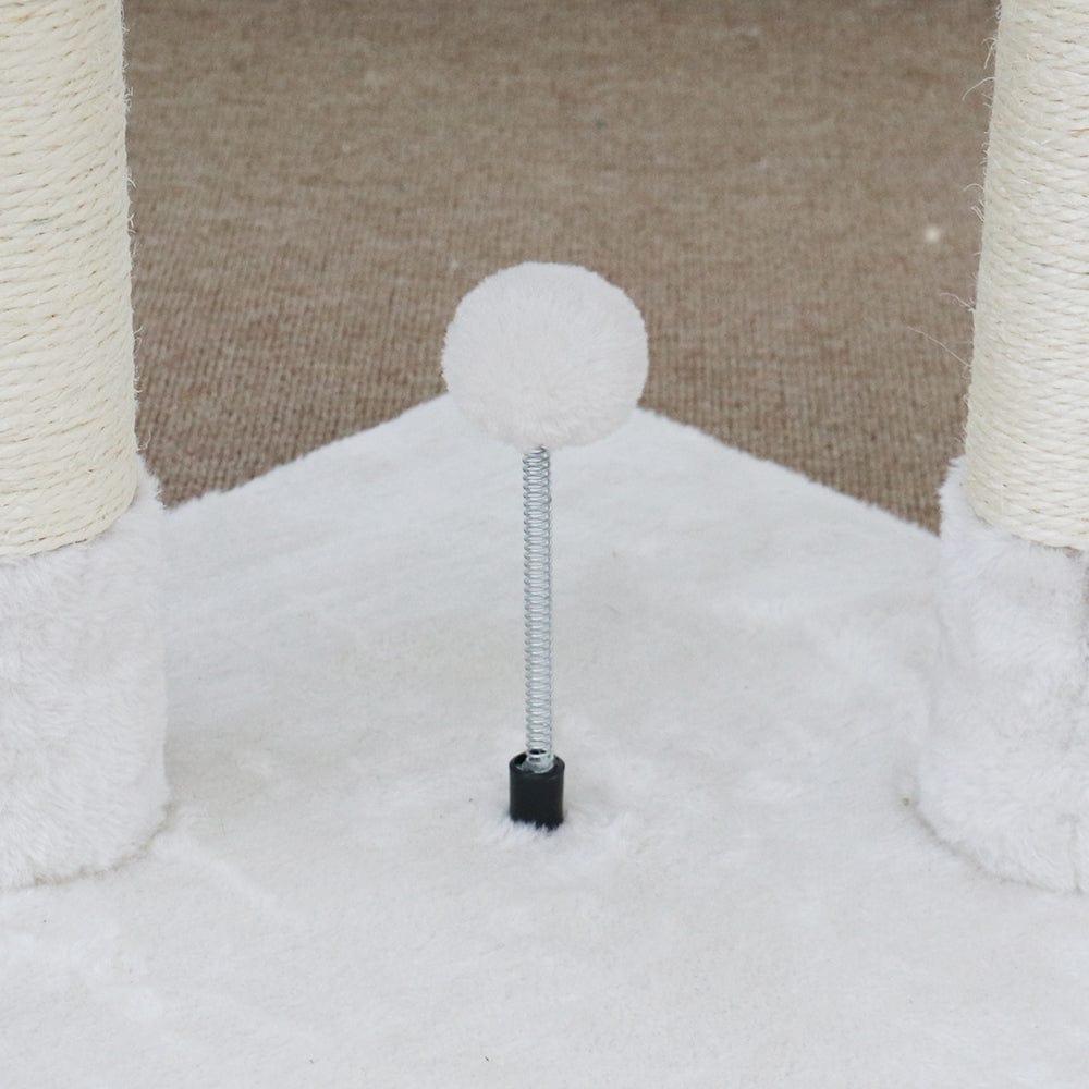 Spoil Your Feline with Tranquility Abode Scratching Post - 40x40x119cm