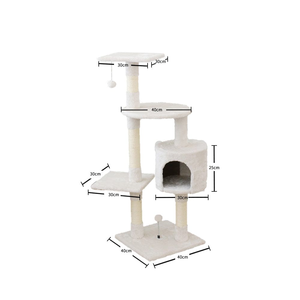 Spoil Your Feline with Tranquility Abode Scratching Post - 40x40x119cm