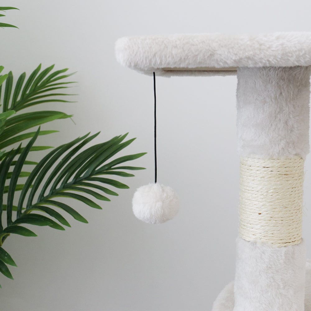 Spoil Your Feline with Tranquility Abode Scratching Post - 40x40x119cm