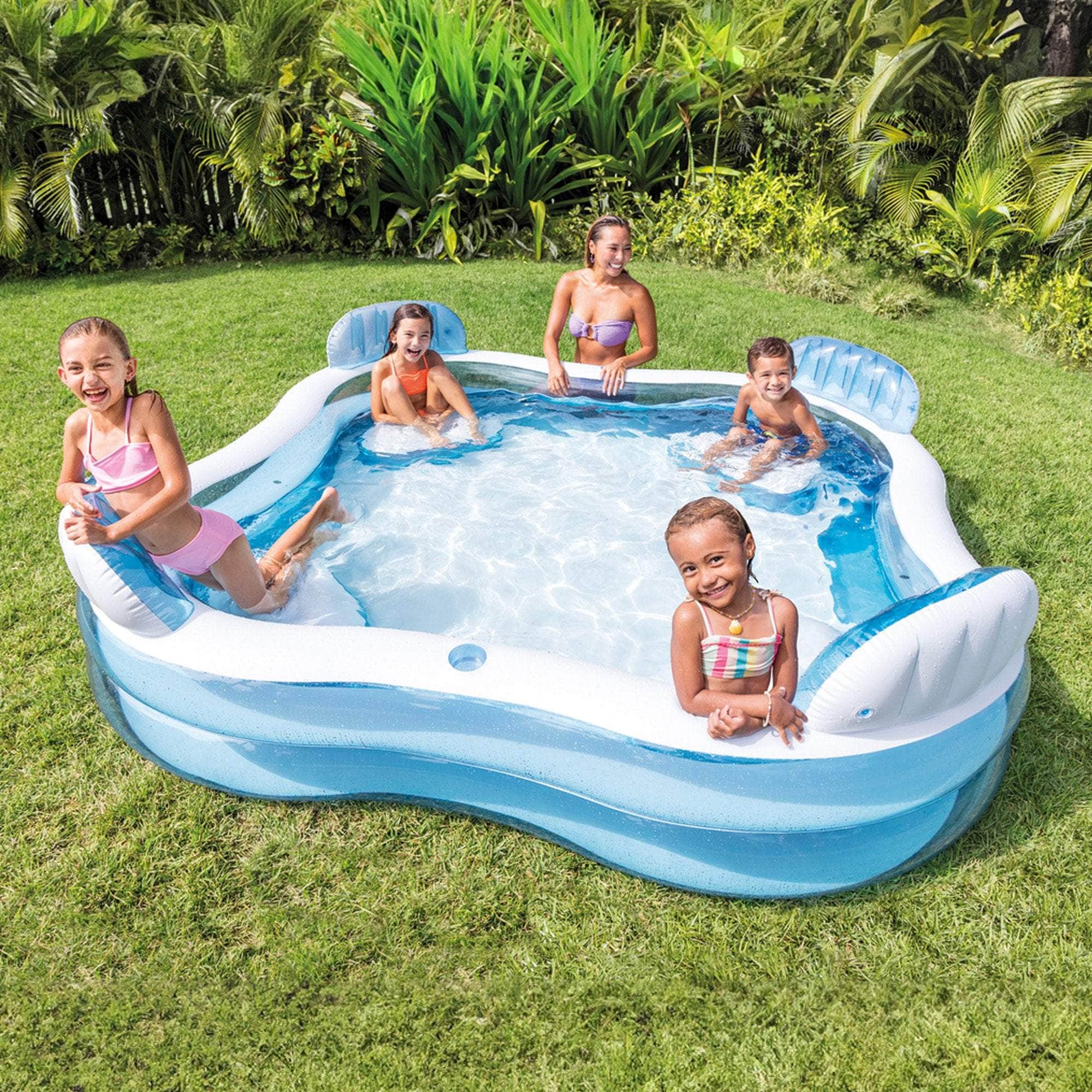 Square Inflatable Family Lounge Pool