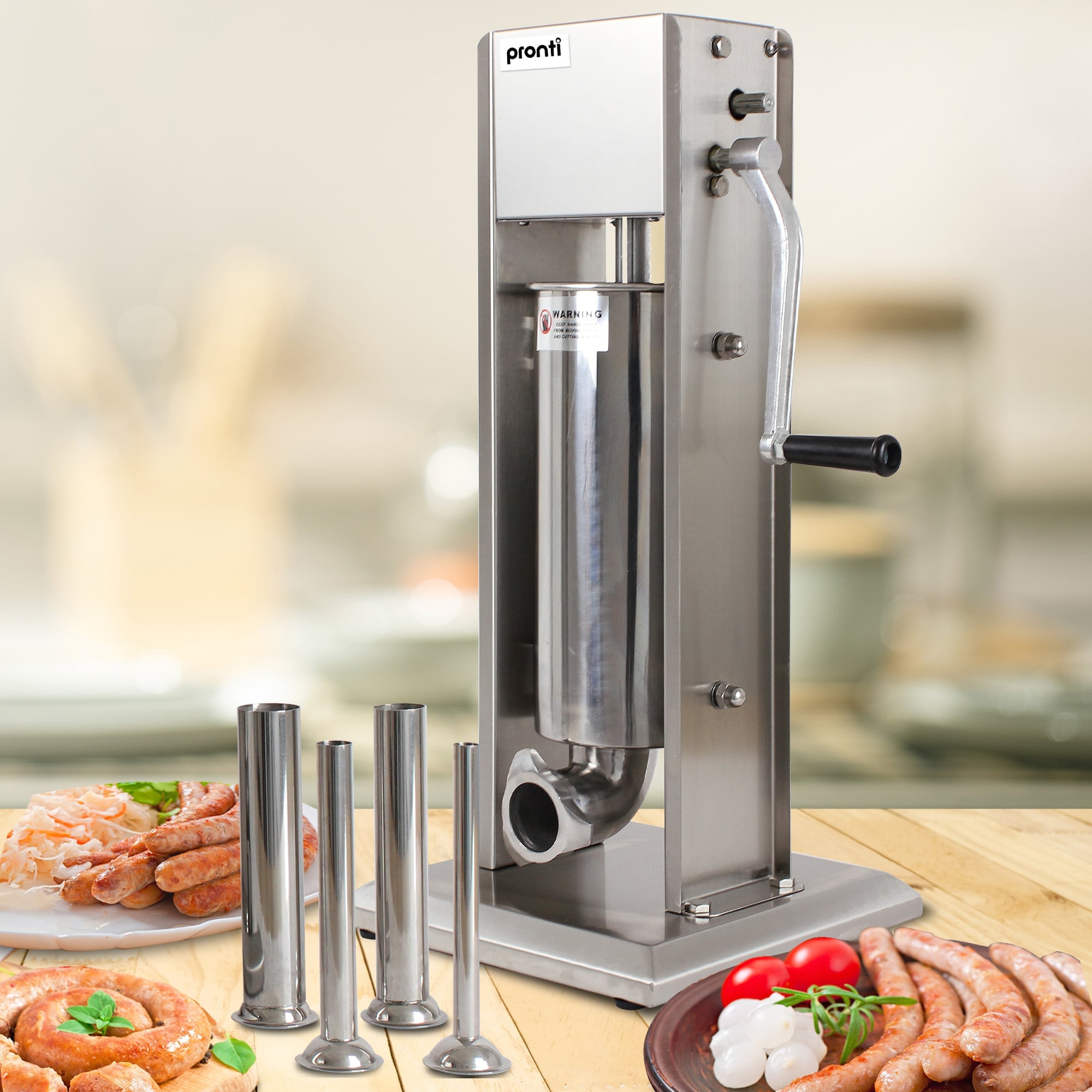 5L Stainless Steel Horizontal/Vertical Sausage Stuffer