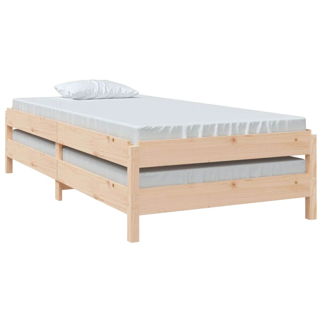 Stack Bed Solid Wood Pine  Single Size