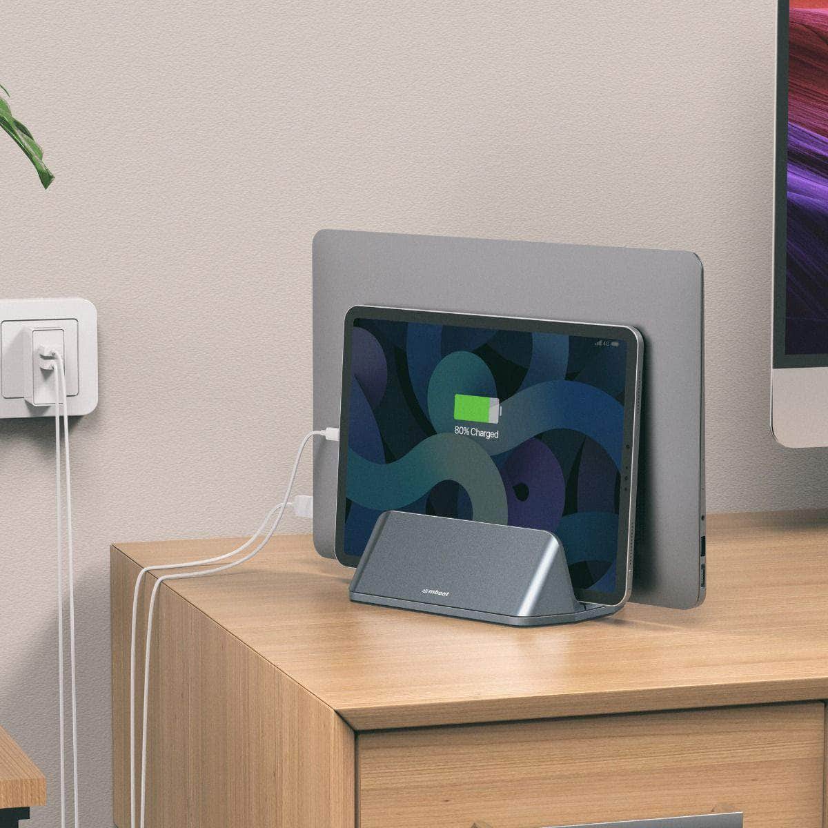 Stage S5 Adjustable Dual Bay Tablet, Laptop And Macbook Vertical Stand