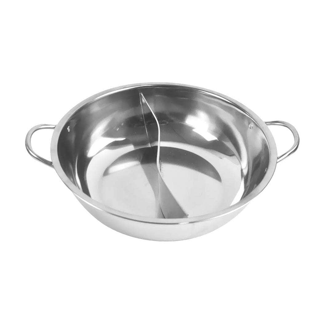 SC2 id - 36cm Stainless Steel Twin Mandarin Steamer Pot Durable Kitchen Cookware