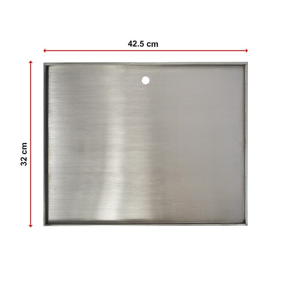 Stainless Steel BBQ Grill Hot Plate 42.5 X 32CM Premium 304 Grade