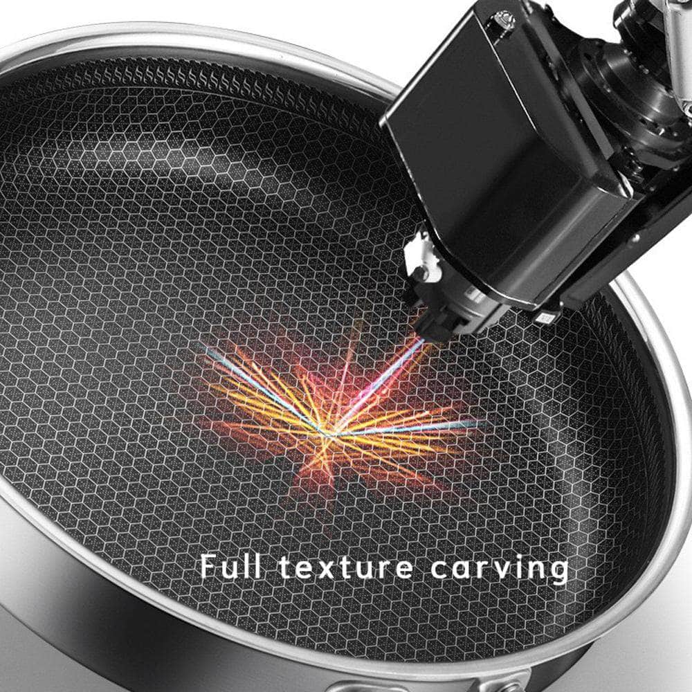 Stainless Steel Frying Pan Non-Stick Cooking Cookware 28Cm