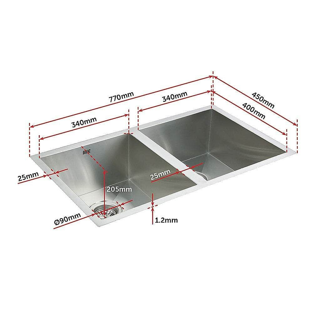 Stainless Steel Sink - 770 x 450mm