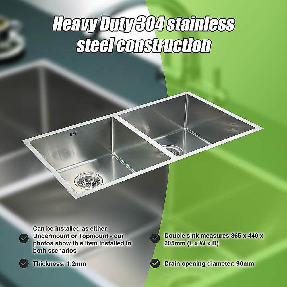 Stainless Steel Sink - 865 x 440mm