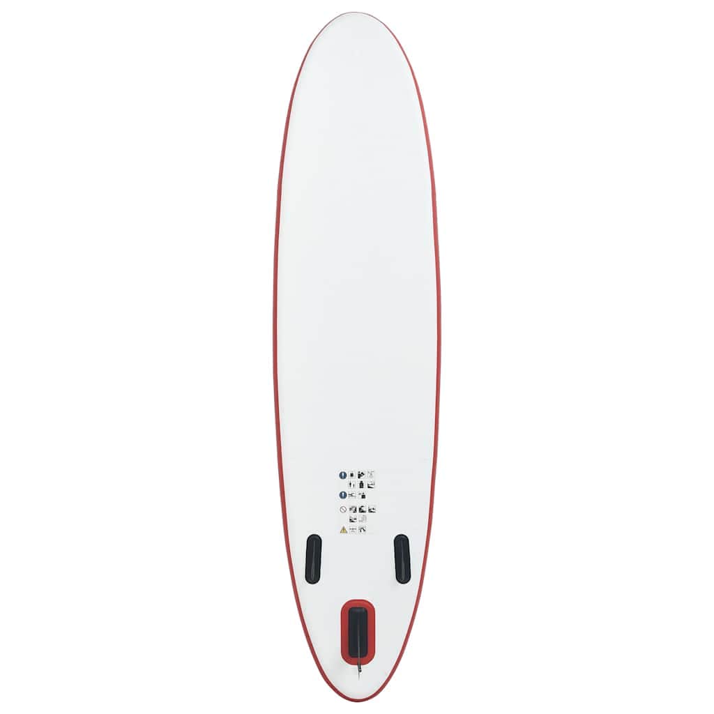 Stand Up Paddle Board Set SUP Surfboard Inflatable Red and White