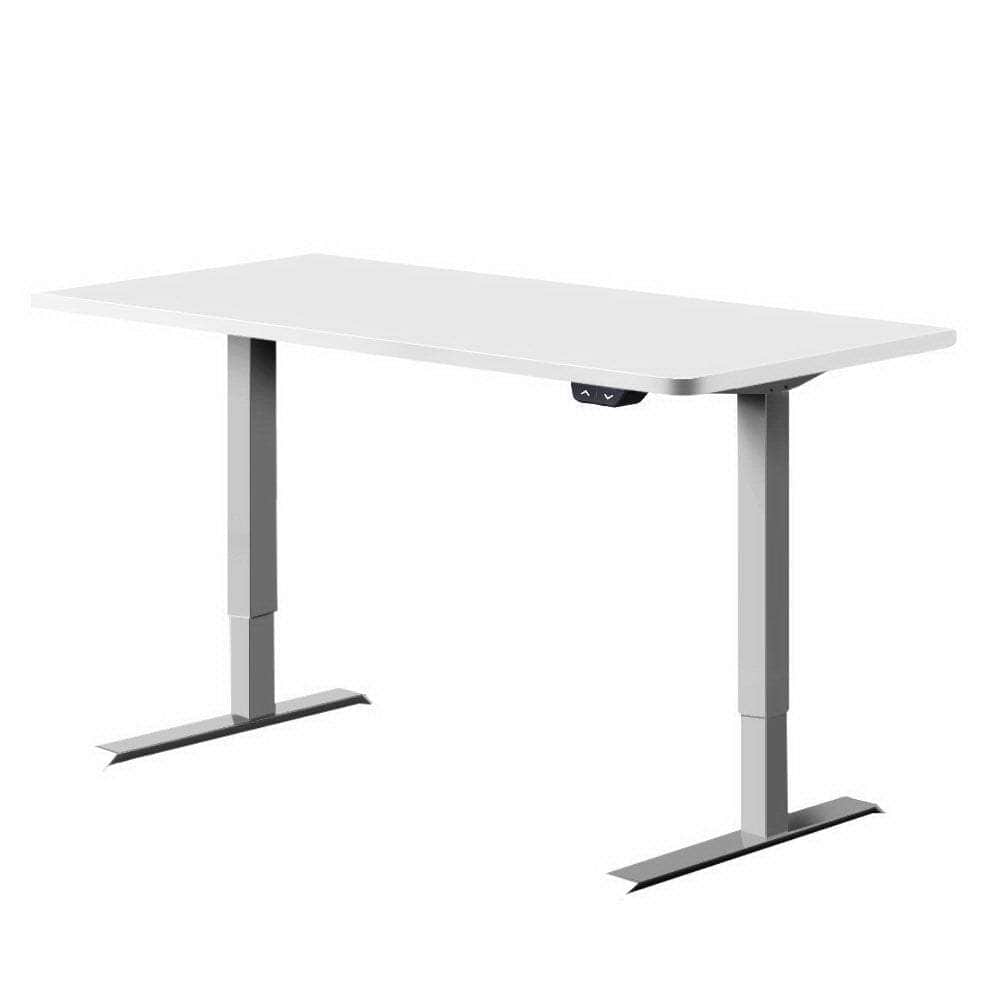 Standing Desk Height Adjustable Motorised Electric Sit Stand Computer Table 140cm