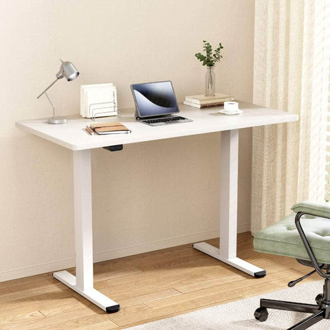 Standing Desk Motorised Dual Motor 140Cm White