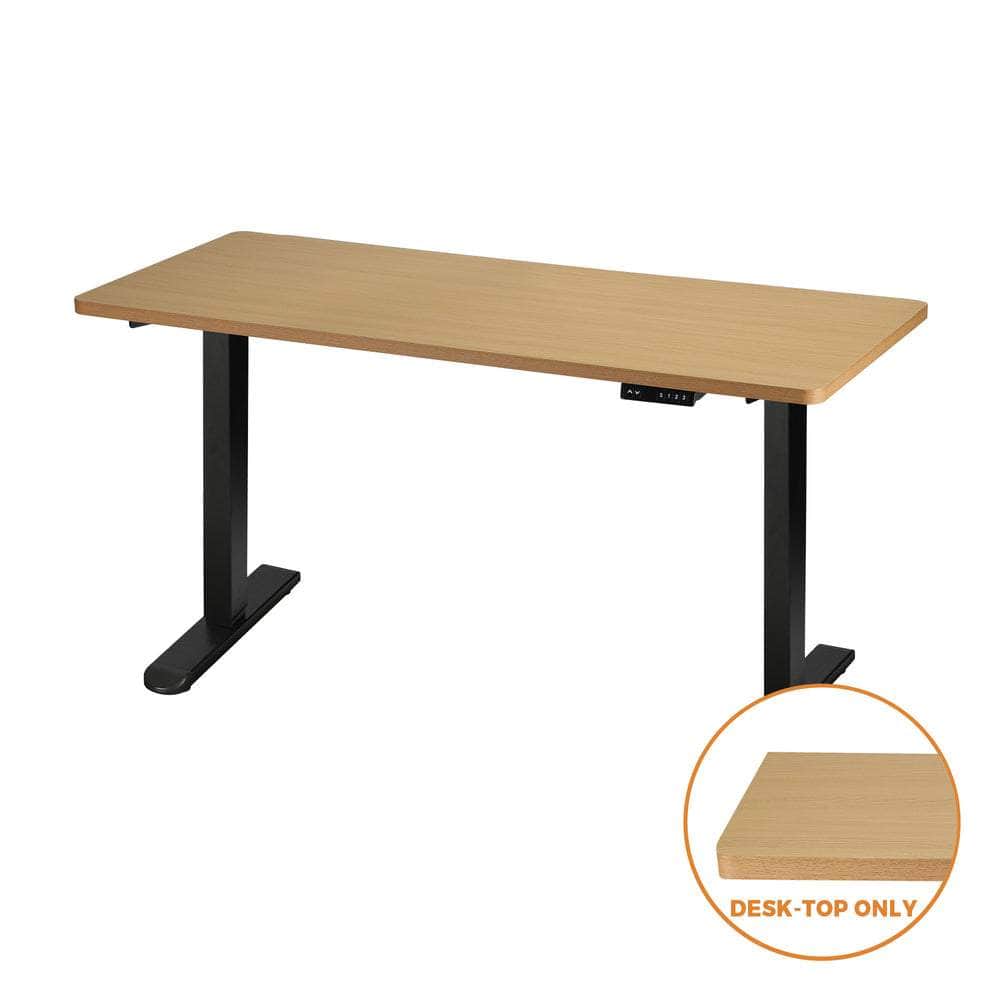 Standing Desk Top with Drilled Hole OAK 160x75cm