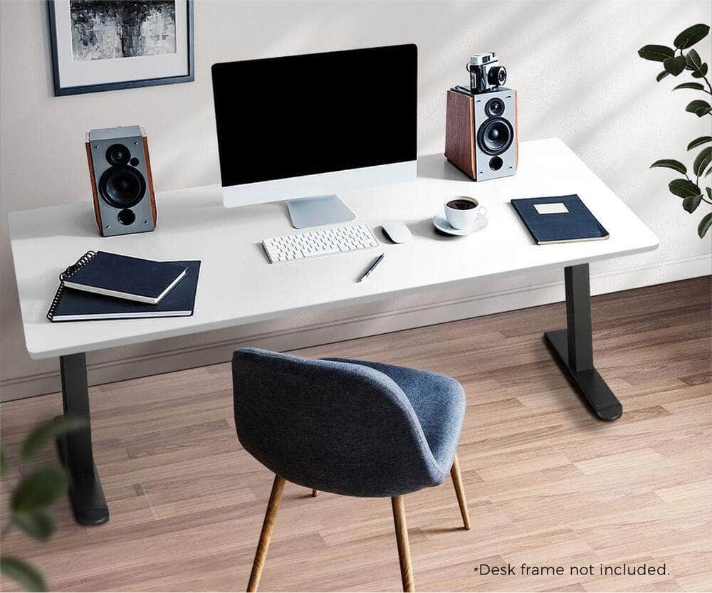 Standing Desk Top with Drilled Hole White 150x75cm