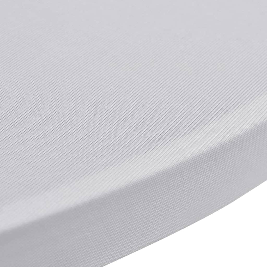 Standing Table Cover 60 cm White Stretch 4 pcs - Simple deals