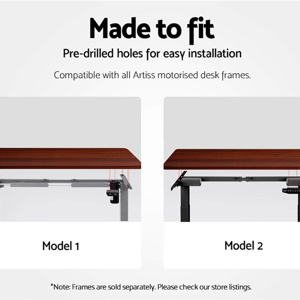 Stay Active and Productive with the Adjustable Walnut Standing Desk
