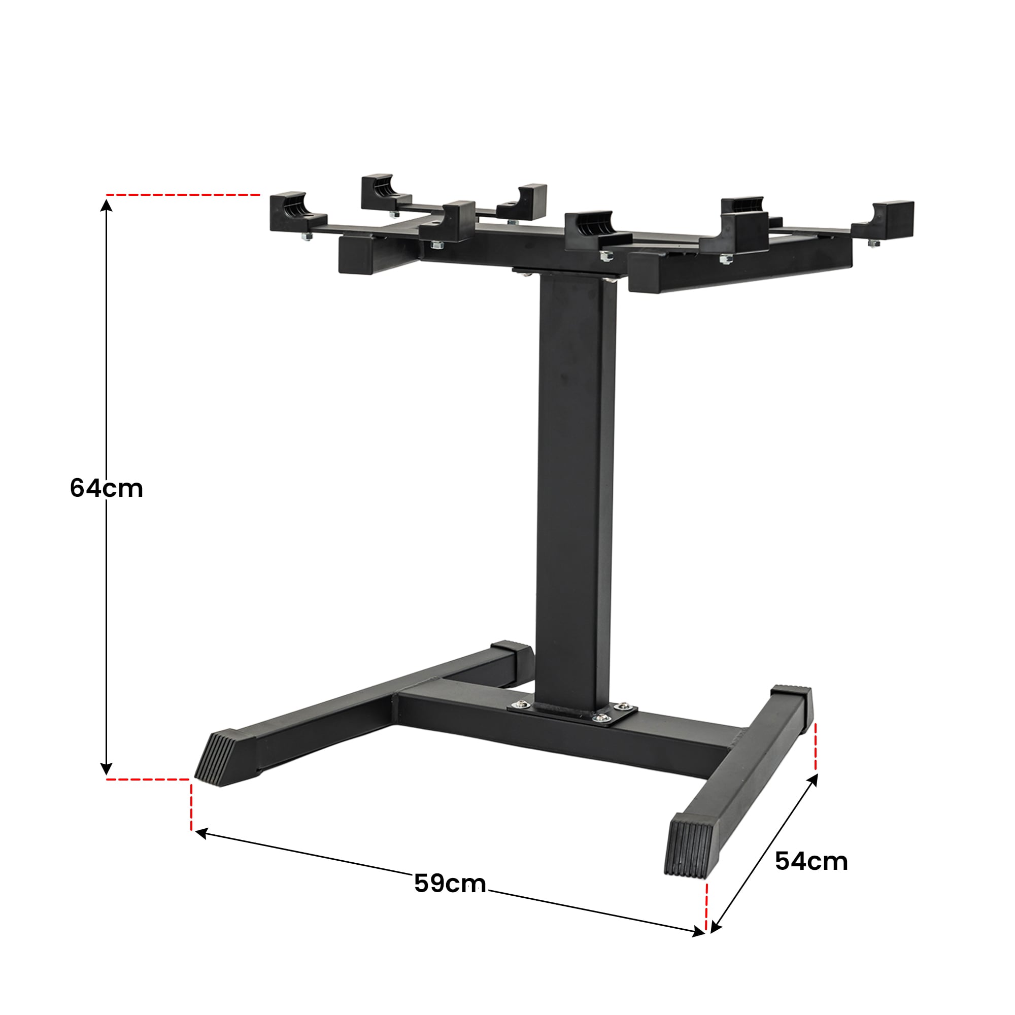 Adjustable Dumbbell Stand 150kg Rack | Simpledeals