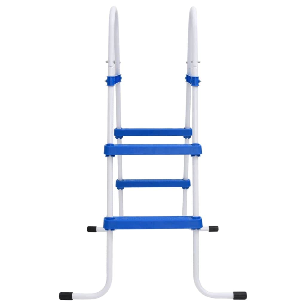Steel Frame Pool Ladder Non-Slip Steps 86.5 cm