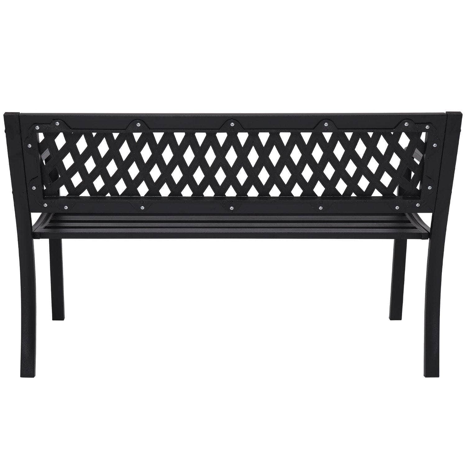 Steel Outdoor Garden Bench - Lattice | outdoor living