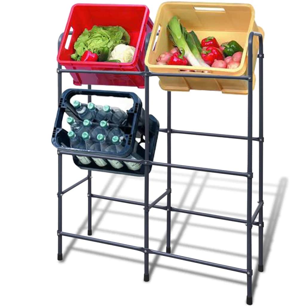 Steel Shelf for 6 Crates - Industrial Shelving