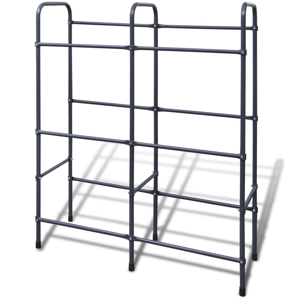 Steel finish - Steel Shelf for 6 Crates