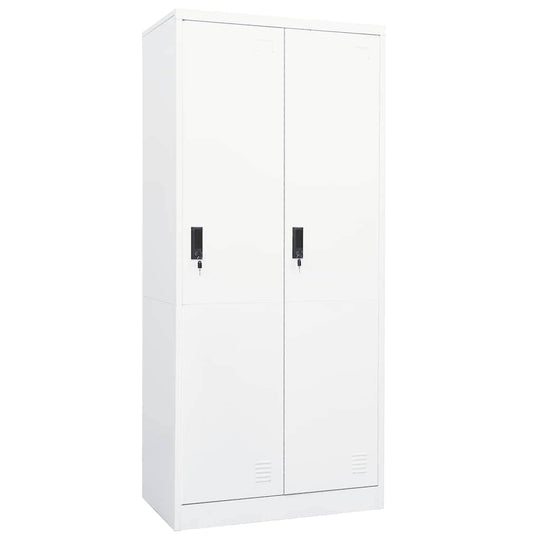 Steel Storage Wardrobe Cabinet Freestanding Clothes Closet