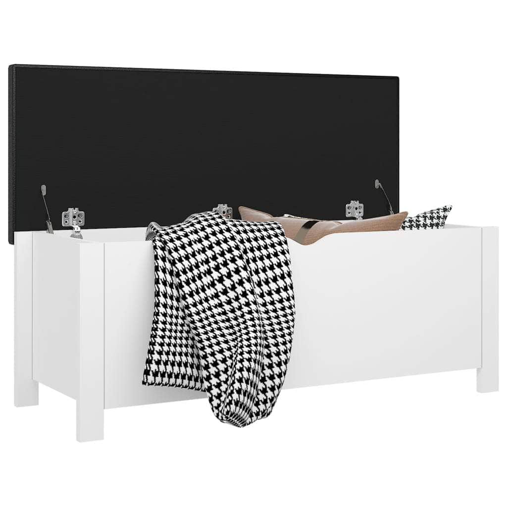 Storage Box with Cushion White