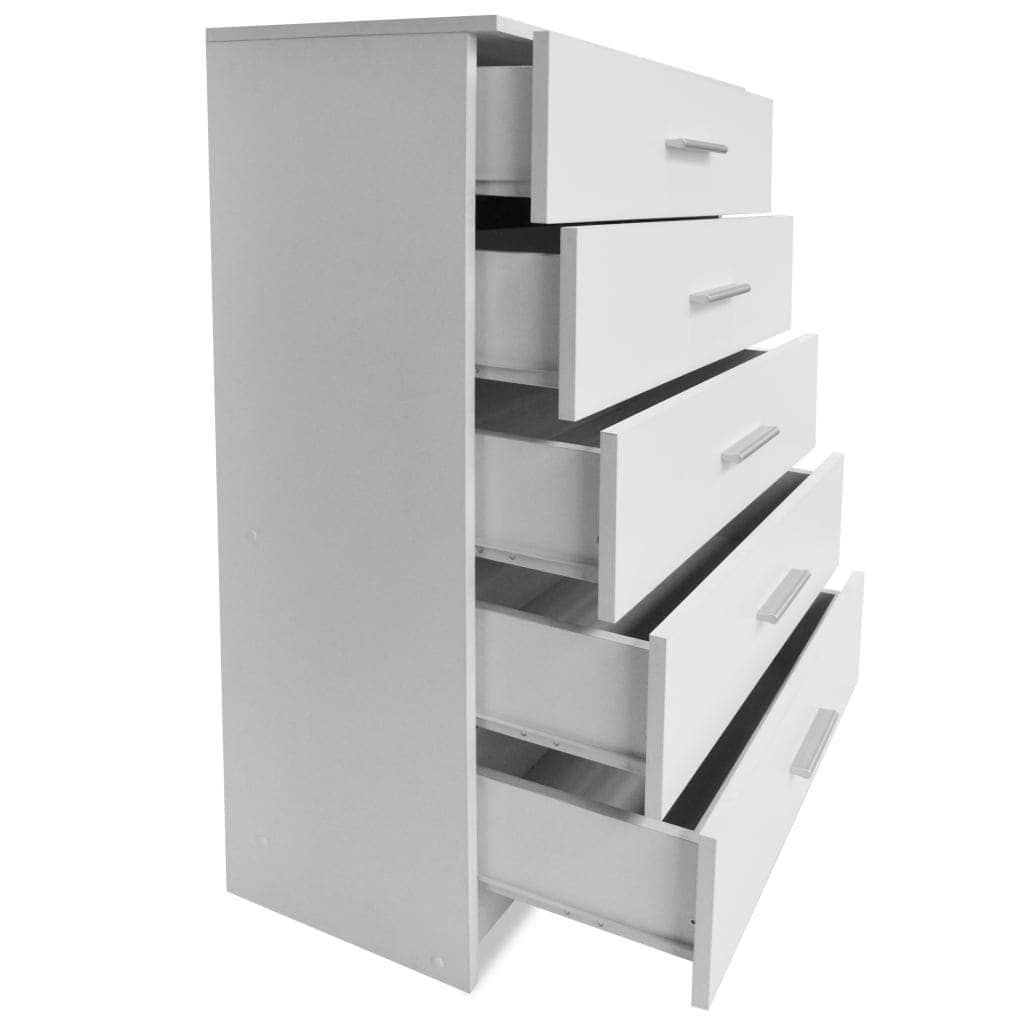 Storage Cabinet Chipboard White